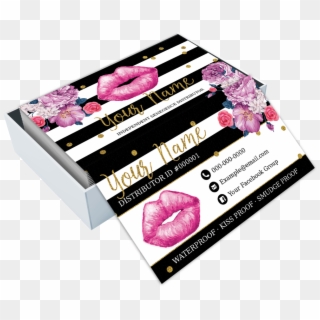 Custom Senegence Lipsense Business Cards Design - Lip Gloss Clipart