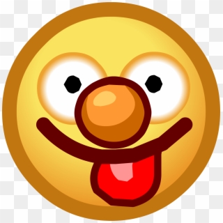 Smiley Face With Tongue Out Collection - Club Penguin Emoji Png Clipart