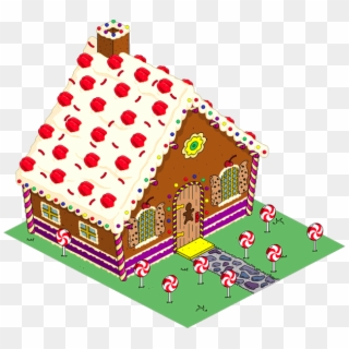 Tapped Out Gingerbread House - Gingerbread House Tapped Out Clipart