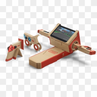 The Handlebars From The Labo Variety Kit Can Be Used - Nintendo Labo Mario Kart Clipart
