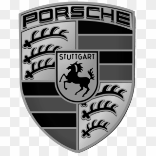 Porsche Logo - Porsche Logo Png Black Clipart