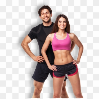 Give Us 15 Minutes - Woman And Man Gym Clipart
