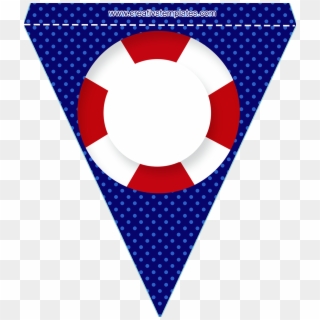 Bandera Oso Marinero Nautical Banner, Nautical Clipart, - Png Download