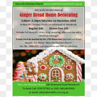 Ginger Bread House Decorating - Gingerbread House Clipart