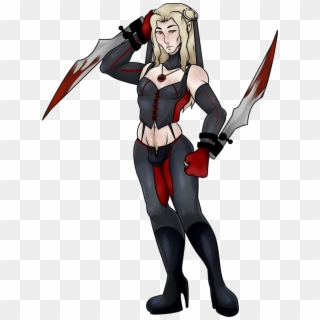 Alucard Dressed As Rayne From Bloodrayne Sexualize - Cartoon Clipart