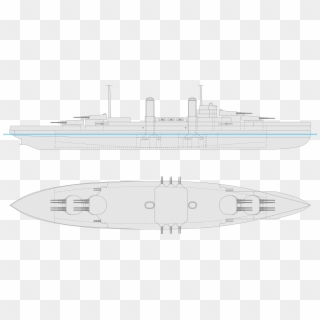 Normandie Class Battleship Project - Catamaran Clipart