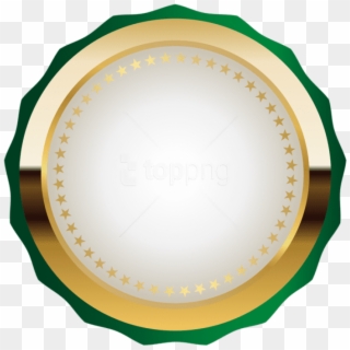 Free Png Download Seal Badge Green Gold Clipart Png - Badge Images Png Transparent Png