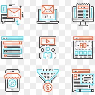 Digital Marketing - Email Marketing Icon Icon Clipart