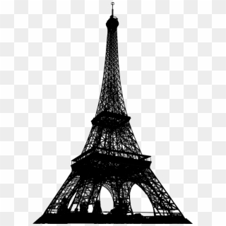 Eiffel Tower Silhouette - Fondo De Torre Eiffel Png Clipart