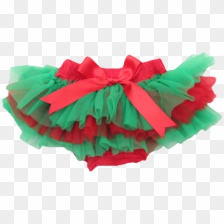 Red And Green Christmas Tutu Bloomer Clipart