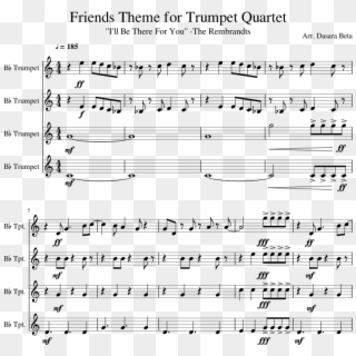Friends Theme For Trumpet Quartet - Coltrane Untitled Original 11386 Clipart