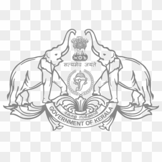 Governmanet Of Kerala - Government Of Kerala Emblem Clipart