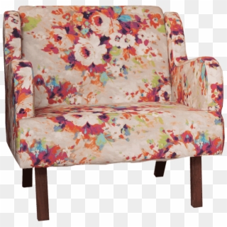 Floral Dale Chair - Sleeper Chair Clipart