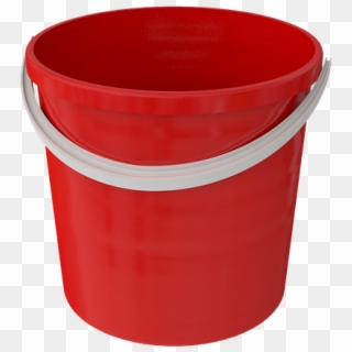 Bucket Cleaning Wash Capacity Pen Plastic Red - Wrist Pain Clipart