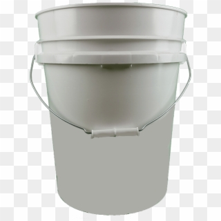 25 Gallon Plastic Bucket White - Bucket Clipart