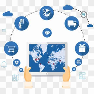 We Develop Highly Secure And Scalable Ecommerce Applicationswhich - World Map Clipart