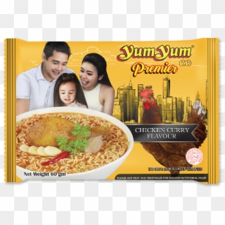 Yum Yum Premier Chicken Curry Flavor - Pancit Clipart