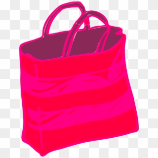 Shopping Bags Pink Shopping Bag Clipart - Bag Clipart Transparent Background - Png Download