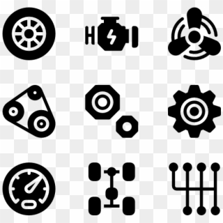 Car Engine - Information Technology Icons Png Clipart