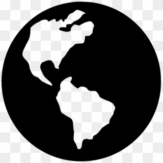 Earth World Globe Internet Comments - World Symbol Black And White Clipart