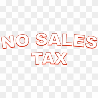 No Sales Tax - Graphic Design Clipart (#1632155) - PikPng