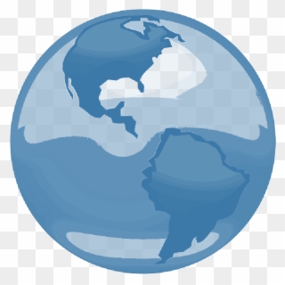World Globe Map Outline - Tierra Clipart - Png Download