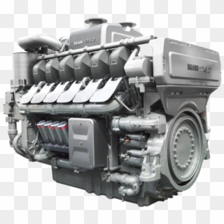 With The Engine Family 175d Our Customer Man Diesel - Man Diesel Engine Png Clipart