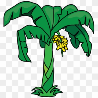 Another Tutorial In Flowers And Plants Category Is - Simple Banana Tree Drawing Clipart