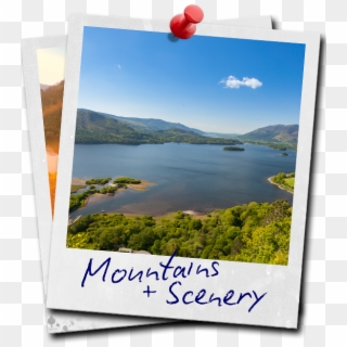 Mountains & Scenery Polaroid - Tarn Clipart