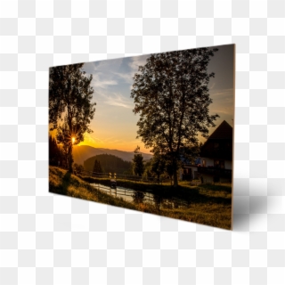 Mountain Sunset Scenery - Sunset Clipart