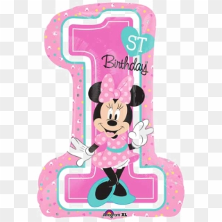 1st Birthday Png Pic - 1st Birthday Minnie Mouse Clipart