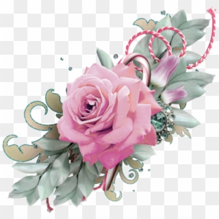 #mq #pink #rose #flower #border - Garden Roses Clipart