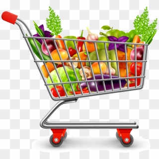Icon Supermarket Cart Transprent Png Free - Full Shopping Cart Transparent Background Clipart