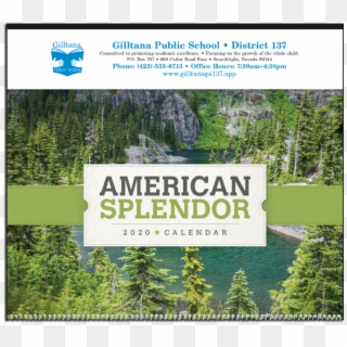 Picture Of Scenic American Splendor Large Wall Calendar - Eleições Autarquicas 2009 Clipart