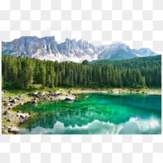 This Free Icons Png Design Of Surreal Bergsee Lake Clipart