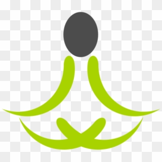 Clipart Meditative Yoga Pose Logo Design Png Image - Illustration Transparent Png