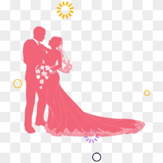 Elshaddai Christian Bridal Shop - Wedding Couple Vector Png Clipart
