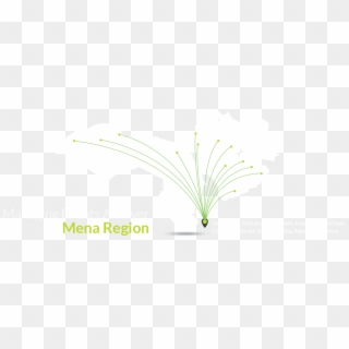 Mena Region Map Vector Clipart