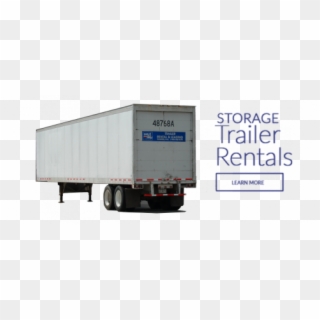 Storage Containers, Trailer Rental - Trailer Truck Clipart