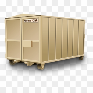 12x8x8 Roll Off Container - Plywood Clipart
