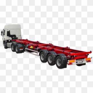 Container - Europe Container Trailer Chassis Clipart