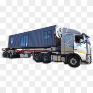 The Containers Are Being Manufactured In The Factory - Trailer Truck Clipart
