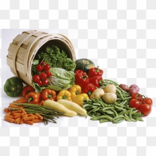 Vegan Food Transparent Image - Cesto Con Frutta E Verdura Clipart