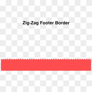 Zig Zag Bottom Border Clipart