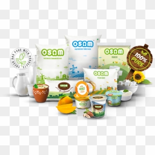Pure Milk From The Villages - Osam Dairy Clipart