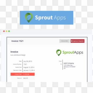 Sprout Invoices Add-on For Wp E Signature - Sprout Invoice Wordpress Clipart