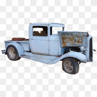 Car, Former, Old, Automobile, Retro, Nostalgia, Rarity - Pickup Truck Clipart