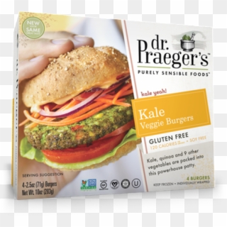 Best Store Bought Veggie Burgers - Dr Praeger Kale Burger Clipart