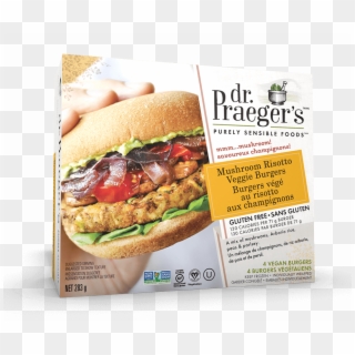 Dr Praeger's Mushroom Risotto Burger Clipart