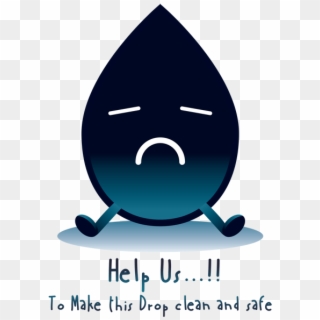 Save Water With Us - Illustration Clipart